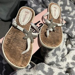 Juicy Couture starfish sandals